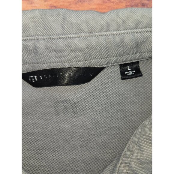 Travis Mathew Mens Polo Shirt Large Colorblock - Picture 5 of 9